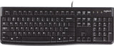 Logitech 920-002478 keyboard Office USB English Black