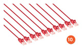 Intellinet 744539 networking cable Red 0.3 m Cat6 U/UTP (UTP)