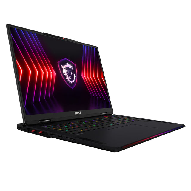 MSI Raider 18 HX A14VHG-431CA Intel® Core™ i9 i9-14900HX Laptop 45.7 cm (18") Quad HD+ 32 GB DDR5-SDRAM 1 TB SSD NVIDIA GeForce RTX 4080 Wi-Fi 7 (802.11be) Windows 11 Home Black