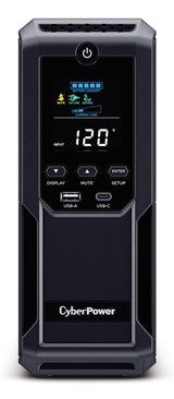 CyberPower LCD BRG1500AVRLCD2 uninterruptible power supply (UPS) Line-Interactive 1.5 kVA 900 W 12 AC outlet(s)