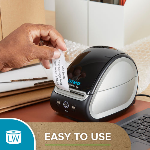 DYMO Original LabelWriter Durable Labels | 57mm x 32mm | White Poly | 800 Self-Adhesive Labels | High-Performance | For LabelWriter Label Makers