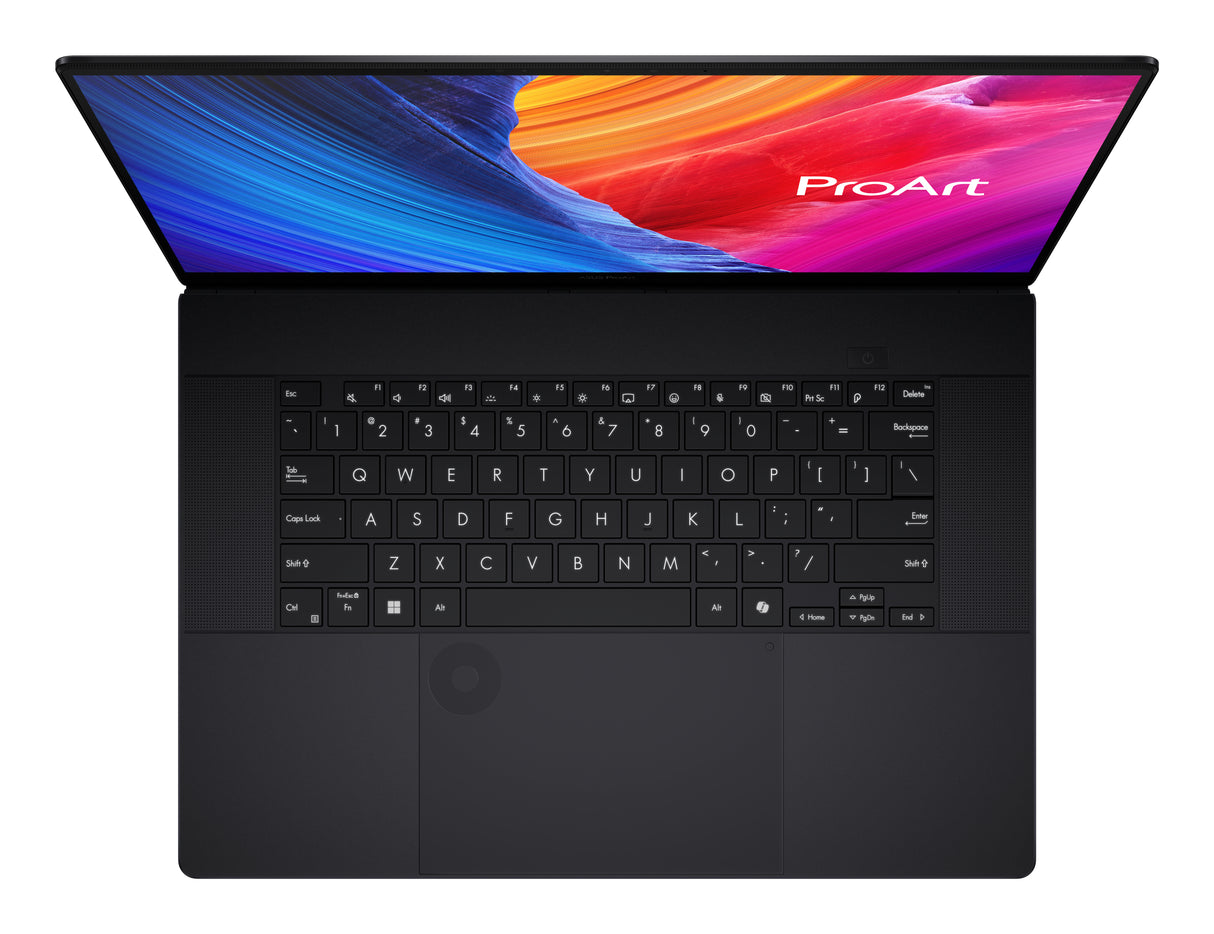 ASUS ProArt P16 H7606WX-DB91T-CB Copilot+ PC AMD Ryzen AI 9 HX 370 Laptop 40.6 cm (16") Touchscreen WQUXGA 64 GB LPDDR5x-SDRAM 2 TB SSD NVIDIA GeForce RTX 5090 Wi-Fi 7 (802.11be) Windows 11 Home Black