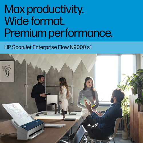 HP ScanJet Enterprise Flow 9000 s1 Sheet-fed scanner 600 x 600 DPI A3 Blue, White