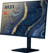 MSI Modern MD272QP Ultramarine 27 Inch Monitor with Adjustable Stand, WQHD (2560 x 1440), 75Hz, IPS, 4ms, HDMI, DisplayPort, USB Type-C, Built-in USB Hub, Built-in Speakers, Anti-Glare, Anti-Flicker, Less Blue light, TÜV Certified, VESA, Ultramarine