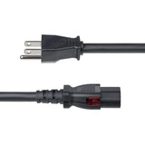 StarTech.com 10ft (3m) Heavy Duty Power Cord, NEMA 5-15P to Locking C13 AC Power Cable, 125V 15A, 14AWG, Replacement Computer/Monitor Power Cord, TAA Compliant, UL Listed