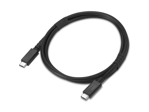 Lenovo 4X91U94413 USB cable USB4 Gen 3x2 1 m USB C 40 Gbit/s Black