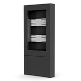 Chief ImpactTM Floor Mounted Kiosk, Portrait 50" Black