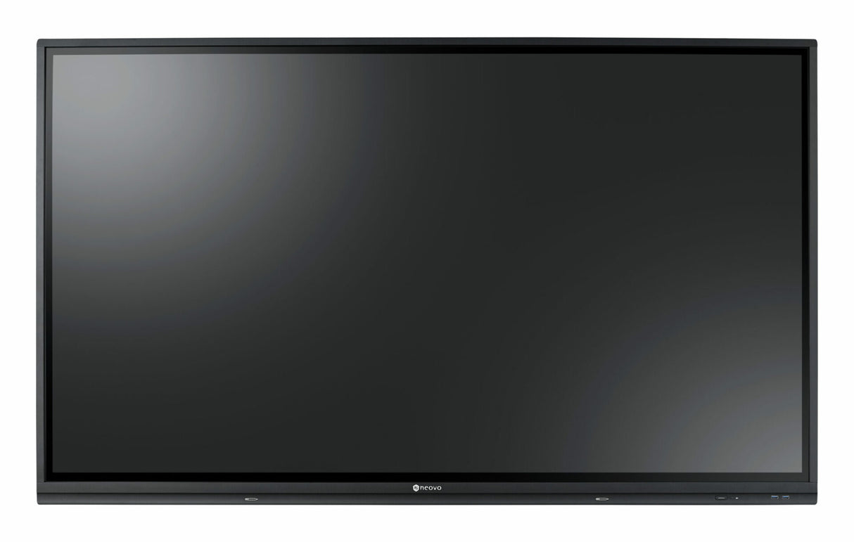 AG Neovo IF863011G0000 Signage Display Interactive flat panel 2.17 m (85.6") LCD 350 cd/m² 4K Ultra HD Black Touchscreen Built-in processor Android 9.0