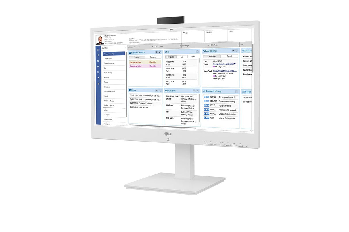 LG 24CR670NK6N All-in-One PC/workstation Intel® Celeron® N5105 60.5 cm (23.8") 1920 x 1080 pixels All-in-One thin client 4 GB 16 GB eMMC Wi-Fi 6 (802.11ax) White
