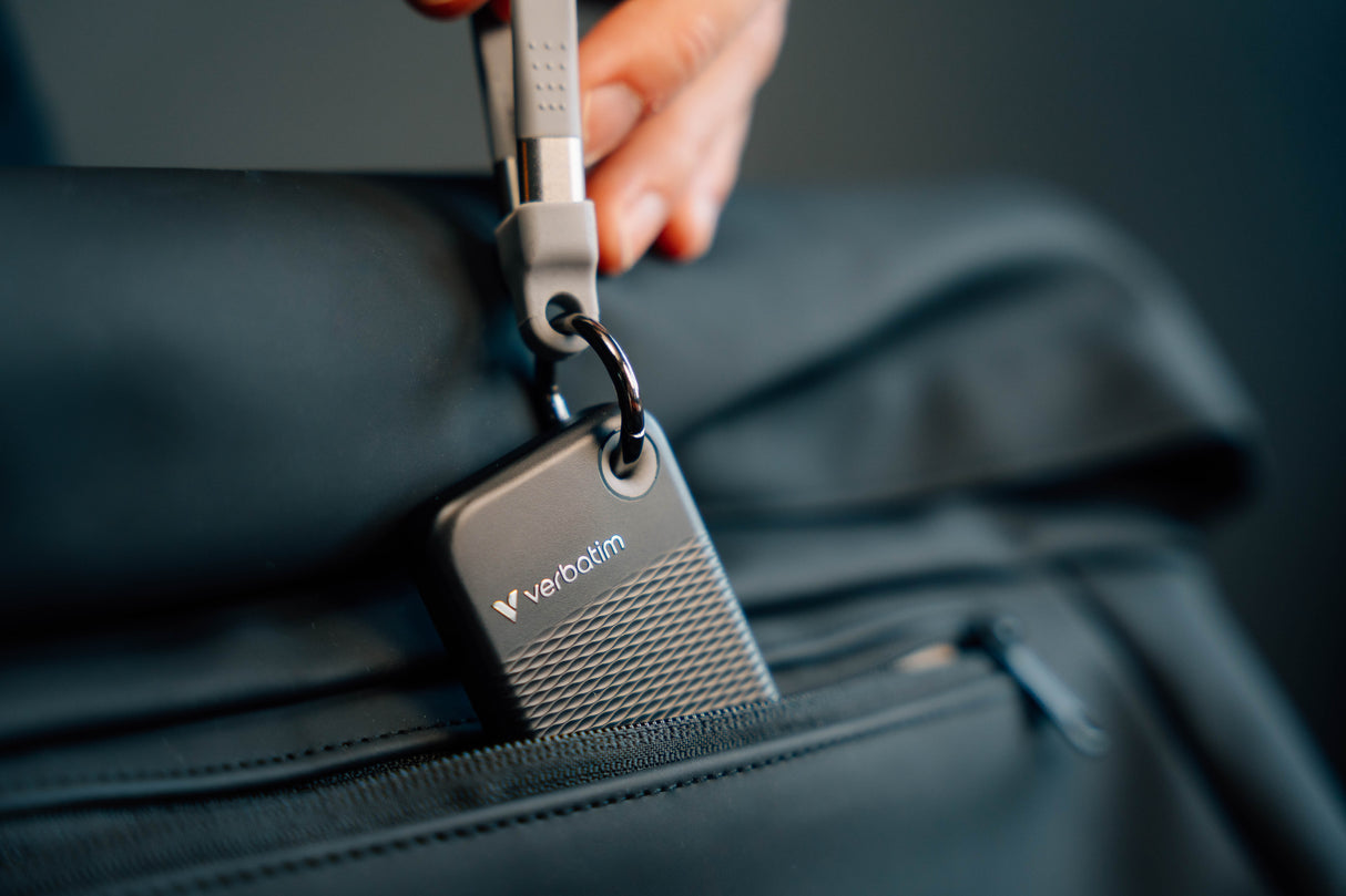 Verbatim Pocket SSD USB 3.2 Gen 2 1TB Black/Grey