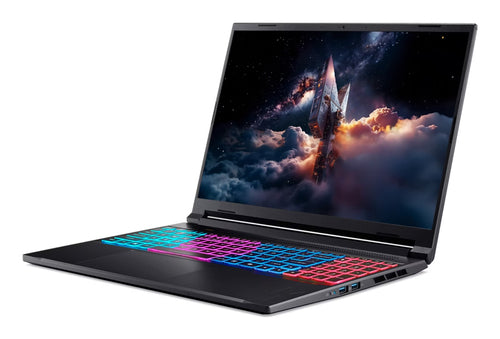 Acer Nitro ANV16S-41-R27B Copilot+ PC AMD Ryzen™ 7 260 Laptop 40.6 cm (16") WUXGA 16 GB DDR5-SDRAM 1 TB SSD NVIDIA GeForce RTX 5060 Wi-Fi 6 (802.11ax) Windows 11 Pro Black