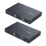 StarTech.com 4-Port USB 3.0 Extender over Ethernet up to 330ft (100m) via Cat6a / Cat7 / Cat8 RJ45 Cable, Extension for Remote USB Devices, 4x USB-A 5Gbps Hub, TAA