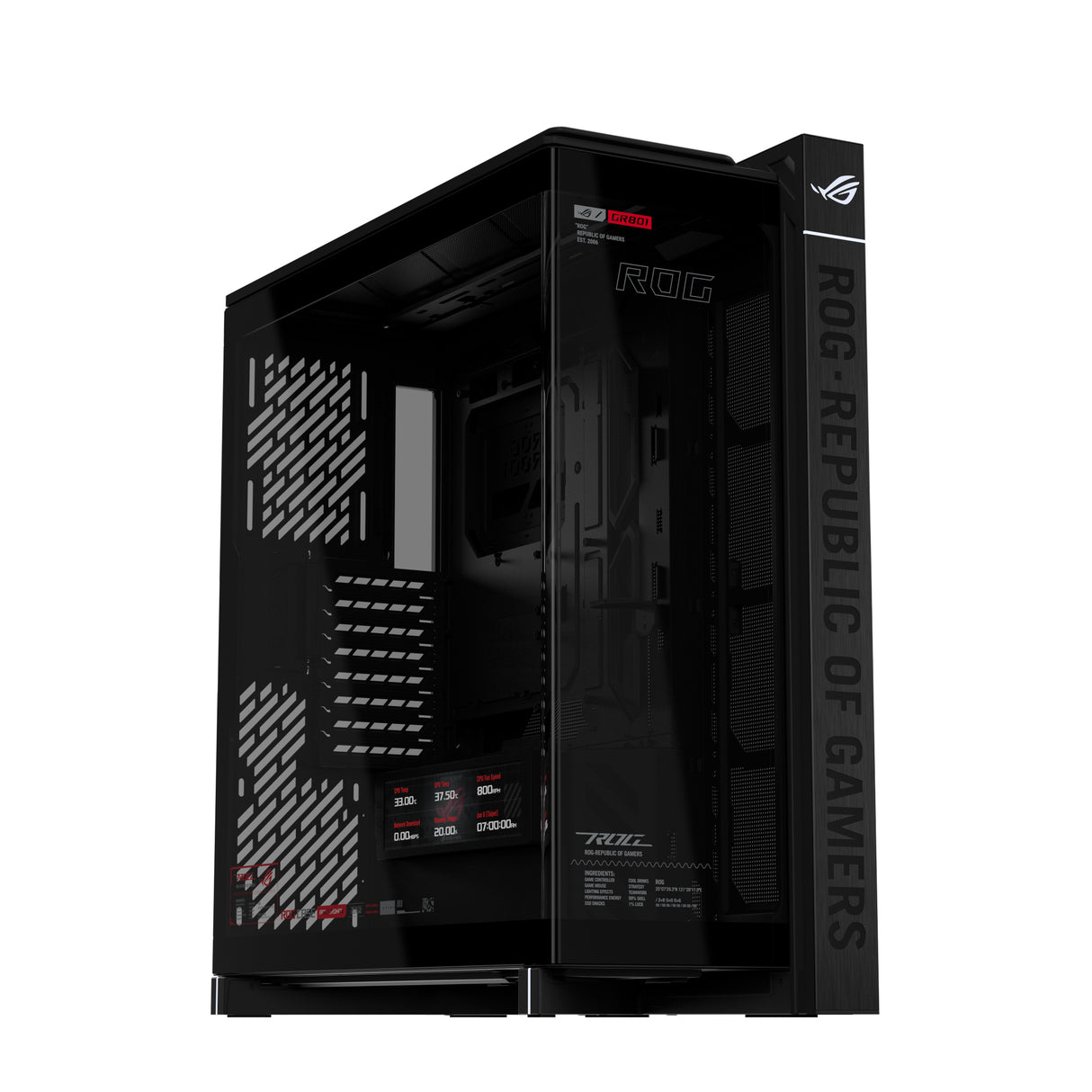 ASUS ROG CRONOX GR801 CURVE TG SCREEN BLACK Midi Tower