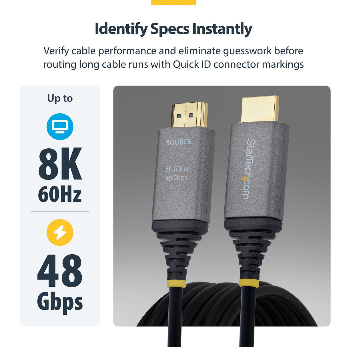 StarTech.com 8K-A-10M-HDMI-CABLE HDMI cable HDMI Type A (Standard) Black