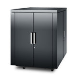 APC AR4018X431 rack cabinet 18U Freestanding rack Black