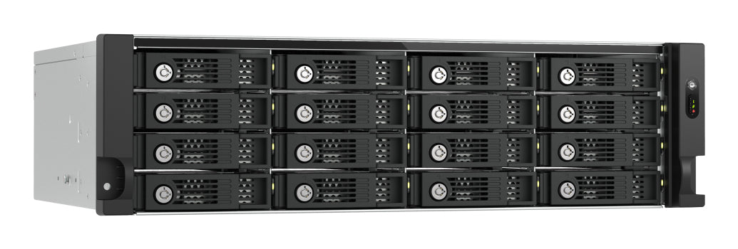 QNAP TL-R1600PES-RP storage drive enclosure HDD/SSD enclosure Black, Grey 2.5/3.5"