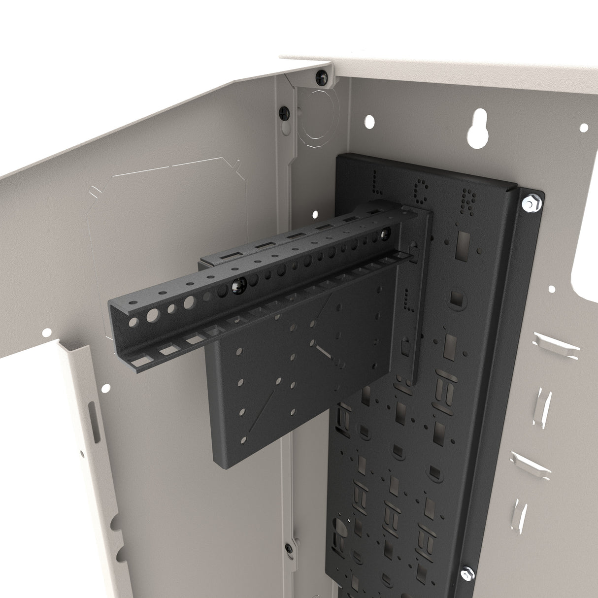 Middle Atlantic VWM Series Back Pan for Split Door, 42" High x 16" Deep - Black