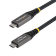 StarTech.com 6ft (1.8m) Active USB4 Cable, 40Gbps, 240W PD, 8K 60Hz/4K 240Hz DP2.1 DP40, TPE Jacket, Thunderbolt 4 Compatible USB-C Cable - Black USB-C Cord