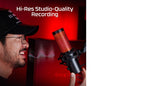 HyperX QuadCast 2 - USB Microphone (Black) Podcast microphone