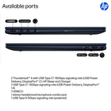HP EliteBook X Flip G1i AI PC Copilot+ PC Intel Core Ultra 7 258V Hybrid (2-in-1) 35.6 cm (14") Touchscreen WUXGA 32 GB LPDDR5x-SDRAM 1 TB SSD Wi-Fi 7 (802.11be) Windows 11 Pro Silver