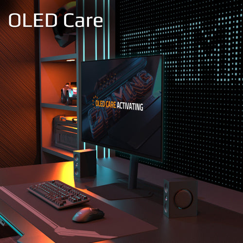 GIGABYTE MO27Q2 27" OLED QHD Gaming Monitor - 2560 x 1440, 240Hz, 0.03ms, 250 cd/m², Display HDR True Black 400, HDMI 2.1, Displayport 1.4