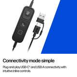 HP Poly Mission 425 Stereo USB Wired Headset