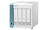 QNAP TS-431P3 NAS Tower Annapurna Labs Alpine AL-314 4 GB DDR3 0 TB QNAP Turbo System Turquoise, White