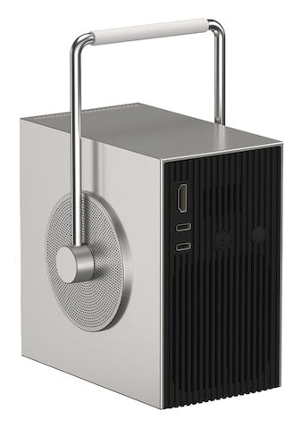 LG PU600U data projector Standard throw projector 600 ANSI lumens DLP UHD 4K (3840x2160) Silver, Black