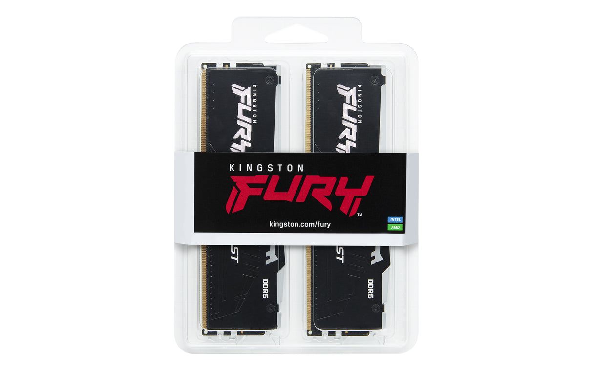Kingston Technology FURY Beast 64GB 5600MT/s DDR5 CL36 DIMM (Kit of 2) RGB