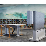 Middle Atlantic ForumTM Free-Standing 66" (3 Bay) Display Stand for (2) 66" to 75" Displays, Light Colorway