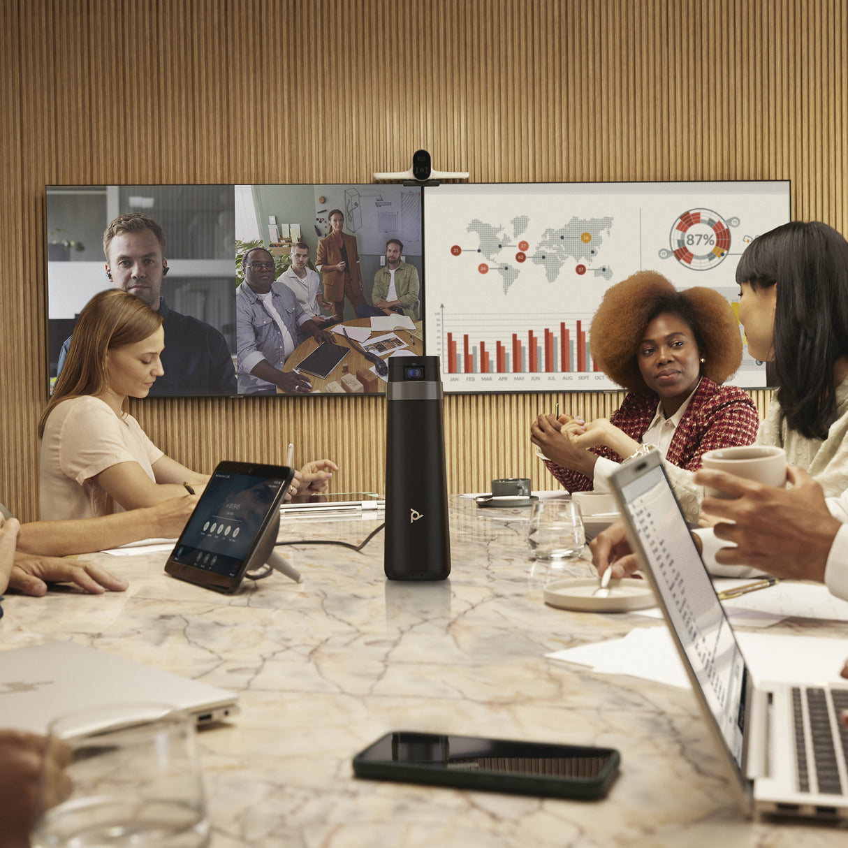 HP Poly Studio G62 Video Conferencing System With Mounting Plate Kit No Radio TAA