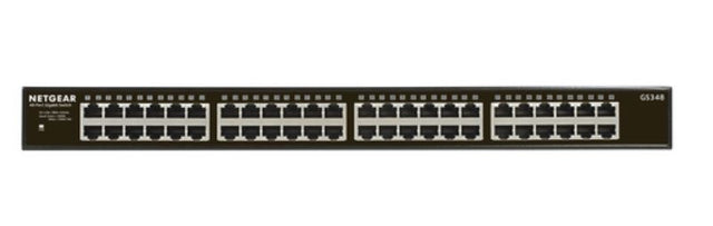 NETGEAR GS348 Unmanaged Gigabit Ethernet (10/100/1000) 1U Black