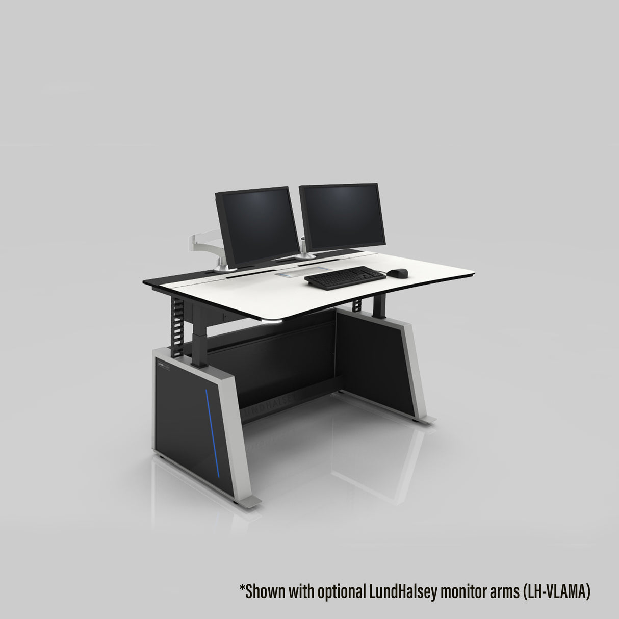 Middle Atlantic Visionline AIR 24/7 Height Adjustable Console, Medium, 63 Inches Wide