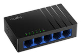 Cudy GS105D network switch Unmanaged Gigabit Ethernet (10/100/1000) Black