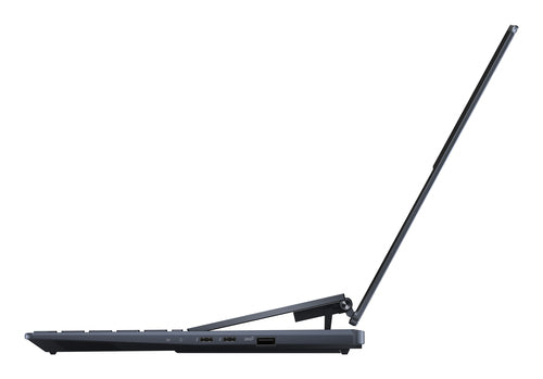 ASUS Zenbook Pro 14 Duo OLED UX8402VV-DS91T-CA laptop Intel® Core™ i9 i9-13900H 36.8 cm (14.5") Touchscreen 2.8K 32 GB LPDDR5-SDRAM 1 TB SSD NVIDIA GeForce RTX 4060 Wi-Fi 6E (802.11ax) Windows 11 Home Black
