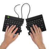R-Go Tools Ergonomic keyboard R-Go Split Break v2 with break software, ergonomic split keyboard, QWERTY (US), Wired, black