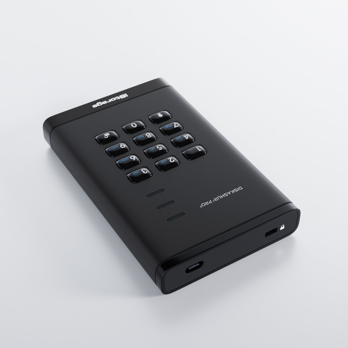 iStorage diskAshur PRO³ SSD 1TB | Secure Portable Solid State Drive |FIPS 140-3 Level 3 compliant | AES-XTS 256-bit Hardware Encryption | PIN protected | OS & Platform Independent |GDPR, TAA Compliant|Brute force hack defence | Dust/Water Resistant