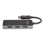 StarTech.com 3-Port DisplayPort 1.4 Splitter, DisplayPort to 3x DP Multi-Monitor Adapter, Triple 4K Computer MST Hub, USB Bus-Powered - Windows Only