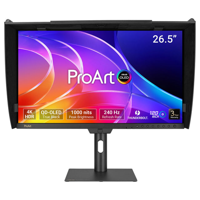 ASUS ProArt OLED PA27USD computer monitor 67.3 cm (26.5") 3840 x 2160 pixels 4K Ultra HD QD-OLED Black
