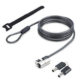 StarTech.com Nano Laptop Cable Lock, 6.6ft (2m), Anti-Theft Keyed Lock, Security Cable Locks Nano Slot Notebooks, For EliteBook/LenovoX1/2-1 Laptops, Cut-Resistant, Steel Cable Lock For Laptop - TAA