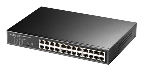 Cudy GS1024 network switch Unmanaged Gigabit Ethernet (10/100/1000) Black