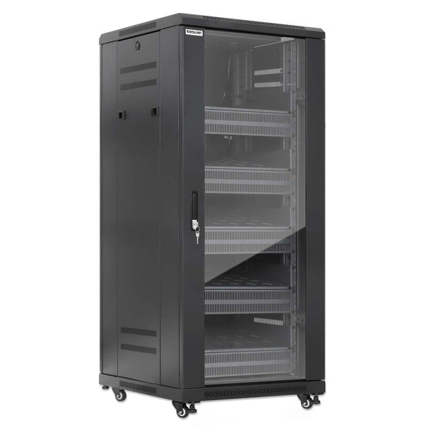 Intellinet Pro Line Network Cabinet with Integrated Fans, 27U