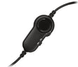 Logitech 981-000587 headphones/headset Wired Head-band Office/Call center Black