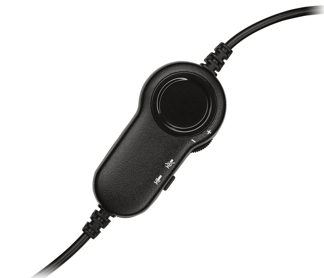 Logitech 981-000587 headphones/headset Wired Head-band Office/Call center Black