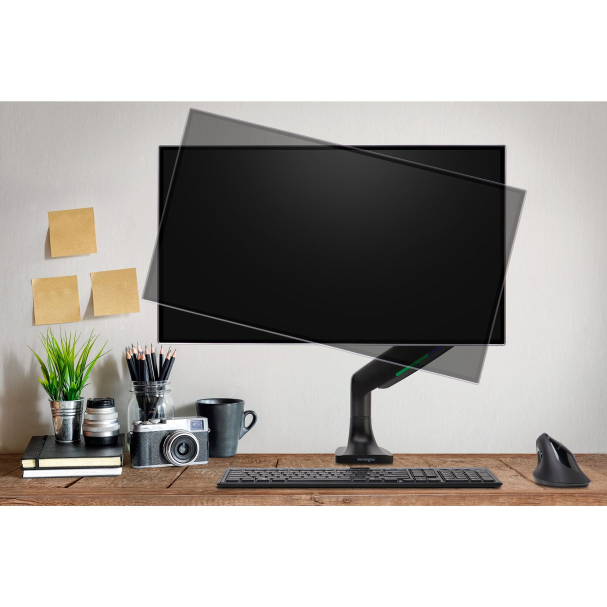 Kensington SmartFit One-Touch Height-Adjustable Single Monitor Arm