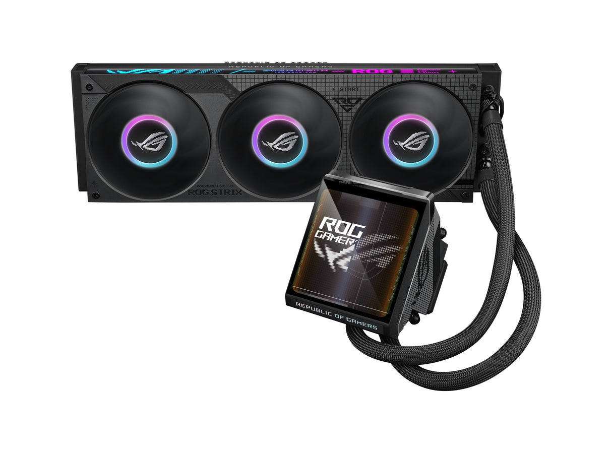 ASUS ROG Strix LC IV 360 ARGB LCD Processor All-in-one liquid cooler 12 cm Black