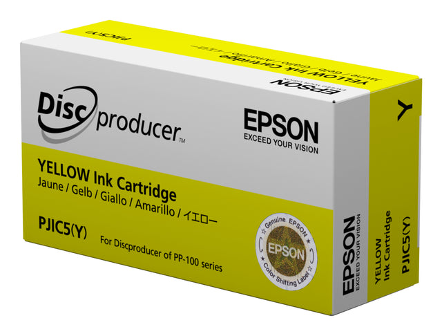 Epson Discproducer Ink PJIC7(Y), Yellow (MOQ=10)