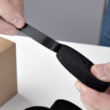 StarTech.com 4-pack 15ft (4.6m) Hook and Loop Roll, 0.5in Wide, Black, Cut-to-Size Reusable Cable Ties, Fastener Tape, Adjustable Fabric Wraps, Bulk Roll
