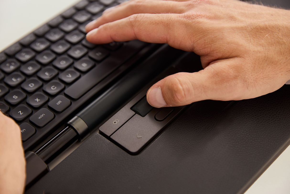 Contour Design RollerMouse Pro Extended Vegan Leather Wrist Rest Wireless