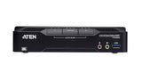 ATEN 2-Port USB 3.0 8K DisplayPort Dual-Display KVMP™ Switch (Cables included)